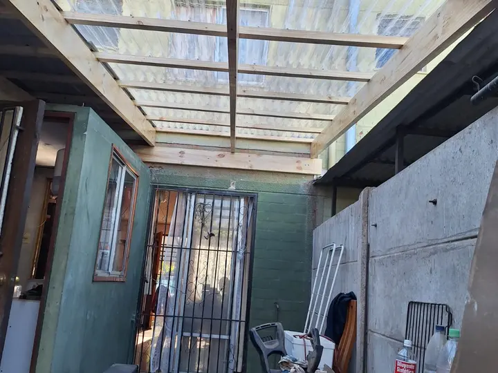 Techumbre translúcida, trabajo realizado por ICM Constructora